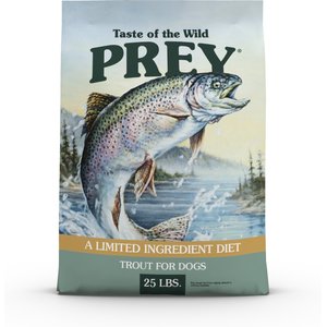 Taste of the Wild PREY Trout Formula Limited Ingredient Recipe Dry Dog Food, 25-lb bag