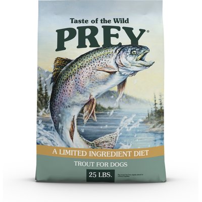 Taste of the Wild Taste of the Wild PREY Trout Formula Limited Ingredient Recipe Dry Dog Food, 25-lb bag