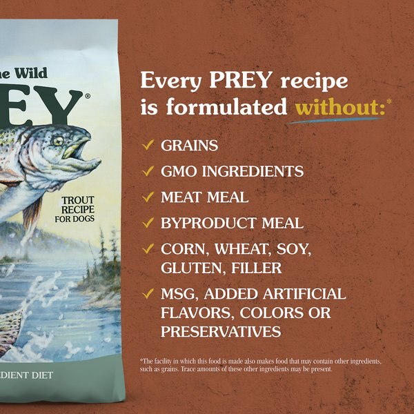 Taste of the Wild PREY Trout Formula Limited Ingredient Recipe Dry Dog Food