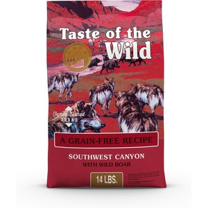 Taste of the Wild Southwest Canyon Grain-Free Dry Dog Food, 14-lb bag
