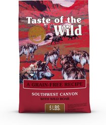 Taste of the Wild Southwest Canyon Grain-Free Dry Dog Food, 5-lb bag