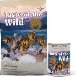 Taste of the Wild Wetlands Grain-Free Dry + Canned Dog Food