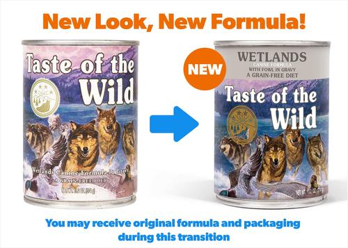 Show full view: Taste of the Wild Wetlands Grain-Free Dry + Canned Dog Food slide 8 of 8