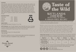 Taste of the Wild Wetlands Grain-Free Fowl in Gravy Canned Dog Food, 13.2-oz, case of 12 slide 2 of 5