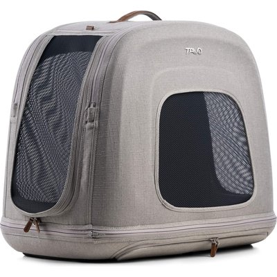 Tavo Pets Tavo Pets Crispin Protection System Dog & Cat Kennel, Merle, Small