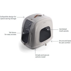 Tavo Pets Crispin Protection System Dog & Cat Kennel, Merle, Small