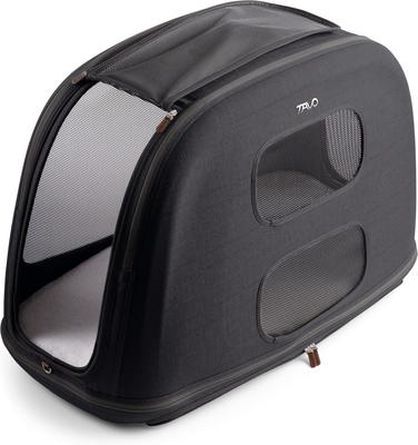 Show full view: Tavo Pets Crispin Protection System Dog & Cat Kennel, Onyx, Large slide 5 of 11