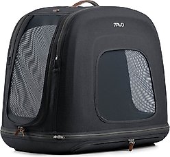 Tavo Pets Crispin Protection System Dog & Cat Kennel, Onyx, Small