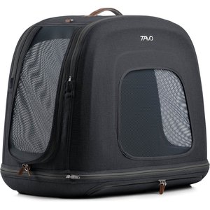 Tavo Pets Crispin Protection System Dog & Cat Kennel, Onyx, Small