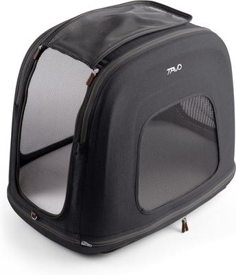Show full view: Tavo Pets Crispin Protection System Dog & Cat Kennel, Onyx, Small slide 6 of 12