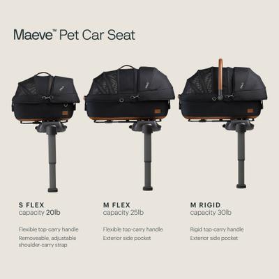 Show full view: Tavo Pets Maeve Flex Dog & Cat Car Seat, Brindle, Small slide 4 of 11