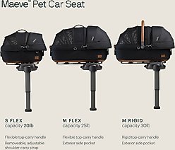 Tavo Pets Maeve Flex Dog & Cat Car Seat, Sable, Medium slide 2 of 9