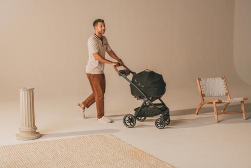 Show full view: Tavo Pets Maeve Flex & Roscoe Dog & Cat Car Seat & Stroller System, Brindle, Small slide 8 of 12