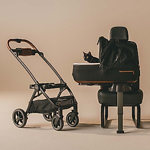 Ibiyaya New CLEO Travel System Cat & Dog Stroller, Medium
