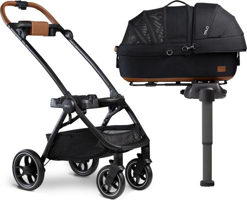 Show full view: Tavo Pets Maeve Flex & Roscoe Dog & Cat Car Seat & Stroller System, Onyx, Medium slide 6 of 11