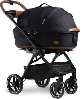 Show full view: Tavo Pets Maeve Flex & Roscoe Dog & Cat Car Seat & Stroller System, Onyx, Medium slide 2 of 11