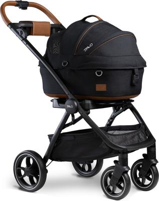 Show full view: Tavo Pets Maeve Flex & Roscoe Dog & Cat Car Seat & Stroller System, Onyx, Small slide 2 of 11