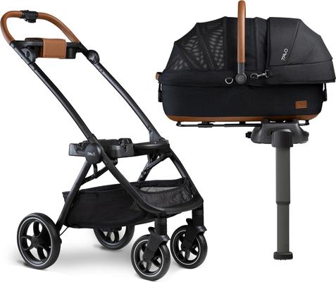 Show full view: Tavo Pets Maeve Rigid & Roscoe Dog & Cat Car Seat & Stroller System, Medium, Onyx slide 6 of 11