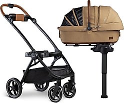 Tavo Pets Maeve Rigid & Roscoe Dog & Cat Car Seat & Stroller System, Medium, Sable