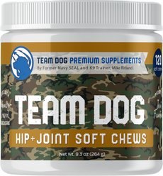 Team Dog Hip & Joint Care Soft Chews Dog Treats, 120 count
