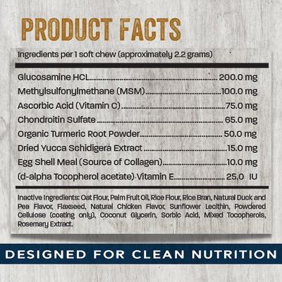 Show full view: Team Dog Hip & Joint Care Soft Chews Dog Treats, 120 count slide 7 of 8