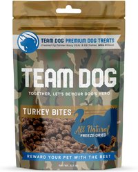 Team Dog Turkey Bites Dog Freeze-Dried Treats, 5.2-oz bag