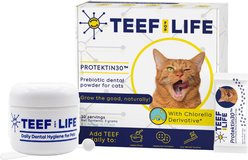 TEEF! Protektin30 Powder Water Additive Dental Kit for Cats, 30 servings slide 1 of 2