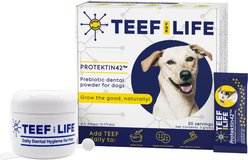 TEEF! Protektin42 Powder Water Additive Dental Kit for Dogs, 30 count slide 1 of 6