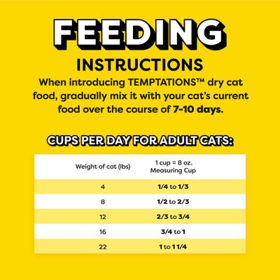 Show full view: Temptations Adult Seafood Medley Flavor Dry Cat Food, 3.15-lb bag slide 7 of 10