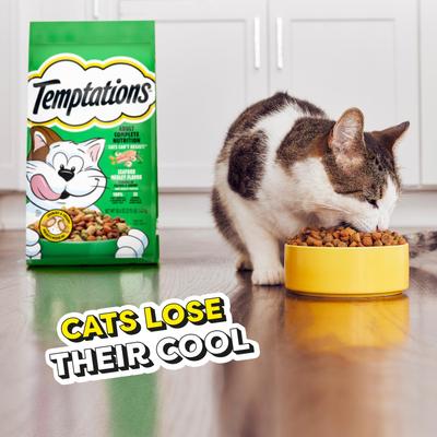 Show full view: Temptations Adult Seafood Medley Flavor Dry Cat Food, 3.15-lb bag slide 8 of 10