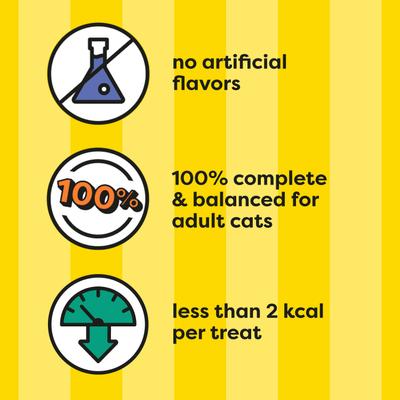 Show full view: Temptations Birthday Lobster & Beef Flavor Soft & Crunchy Cat Treats, 16-oz tub slide 9 of 11