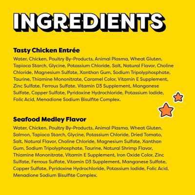 Show full view: Temptations Bites in Gravy Flavor Variety Wet Cat Food, 3.5-oz tray, bundle of 24  slide 6 of 11