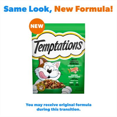Show full view: Temptations Bites in Gravy Flavor Variety Wet Food + Seafood Dry Cat Food slide 7 of 9