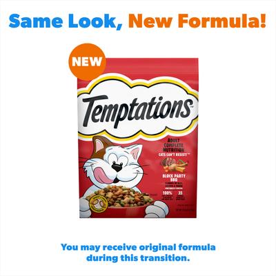 Show full view: Temptations Block Party BBQ Flavor Dry Food + MixUps Backyard Cookout Flavor Soft & Crunchy Cat Treats slide 3 of 9