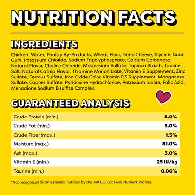 Show full view: Temptations Catnip Fever Flavor Pate in Gravy Adult Wet Cat Food, 3.5-oz tray, case of 24 slide 7 of 11