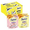Temptations Chicken & Dairy & Salmon & Dairy Flavor Soft & Crunchy Kitten Treat Multipack, 6.3-oz, 4 pack