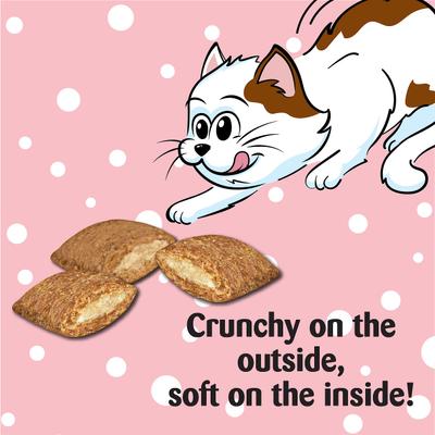 Show full view: Temptations Chicken & Dairy & Salmon & Dairy Flavor Soft & Crunchy Kitten Treat Multipack, 6.3-oz, 4 pack slide 4 of 11