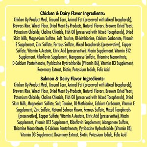 Temptations Chicken & Dairy & Salmon & Dairy Flavor Soft & Crunchy Kitten Treat Multipack, 6.3-oz, 4 pack