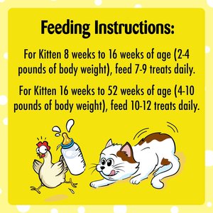 Temptations Chicken & Dairy & Salmon & Dairy Flavor Soft & Crunchy Kitten Treat Multipack, 6.3-oz, 4 pack