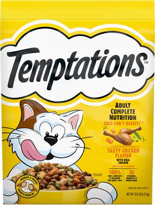 Show full view: Temptations Chicken Dry Food + Classic Chicken Soft & Crunchy Cat Treats slide 2 of 9