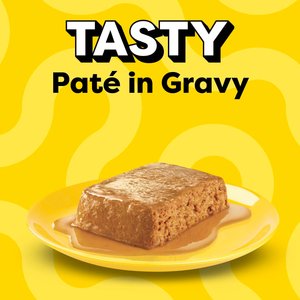 Temptations Chicken, Seafood & Backyard Cookout Variety Pack Pate in Gravy Adult Wet Cat Food, 3.5-oz tray, case of 24