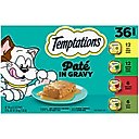 Temptations Chicken, Seafood & Backyard Cookout Variety Pack Pate in Gravy Adult Wet Cat Food, 3.5-oz tray, 36 count