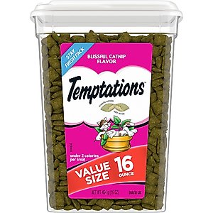 Temptations Classic Seafood Medley Flavor Soft & Crunchy Cat Treats