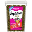 Temptations Classic Blissful Catnip Flavor Soft & Crunchy Cat Treats, 16-oz tub
