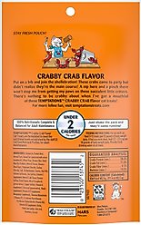 Temptations Classic Crabby Crab Flavor Crunchy & Soft Cat Treats, 3-oz bag slide 2 of 8