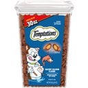 Temptations Classic Savory Salmon Flavor Crunchy & Soft Cat Treats, 30-oz tub