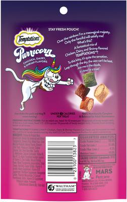 Show full view: Temptations Classic Seafood Medley Flavor + MixUps Purricorn Chicken Dairy & Shrimp Flavors Cat Treats slide 7 of 9