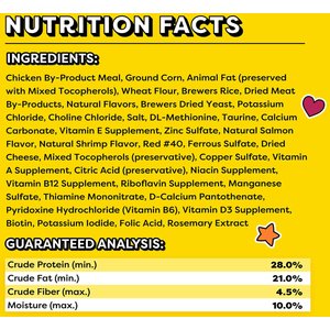 Temptations Classic Seafood Medley Flavor Soft & Crunchy Cat Treats, 30-oz tub