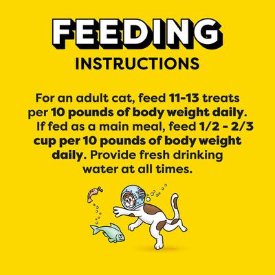 Show full view: Temptations Classic Seafood Medley Flavor Soft & Crunchy Cat Treats, 30-oz tub slide 8 of 12