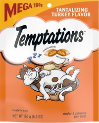 Temptations Classic Tantalizing Turkey Flavor Soft & Crunchy Cat Treats, 6.3-oz bag
